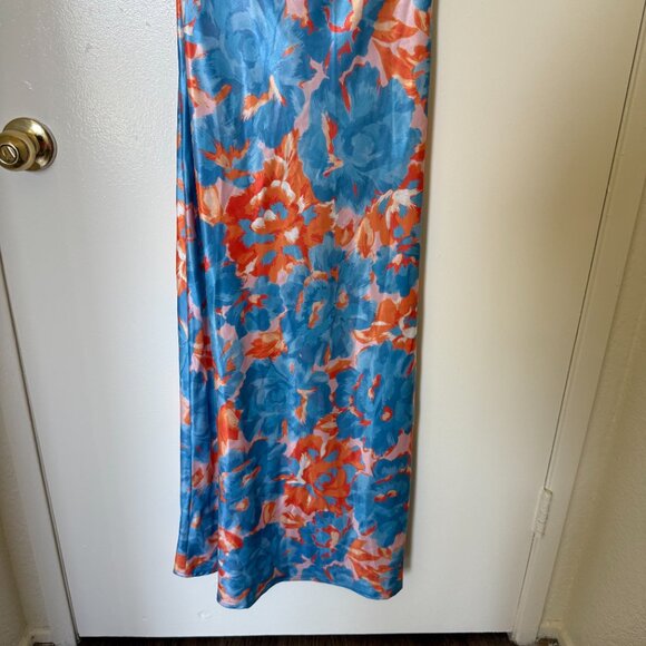 Hello Molly Highway To Heaven Blue Floral Printed Maxi Dress S - Picture 4 of 7